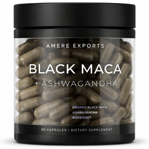Cápsulas de Maca Negra y Ashwagandha al por Mayor, Fabricación Propia, Suplementos Herbales, Proveedor OEM - Product Image 1