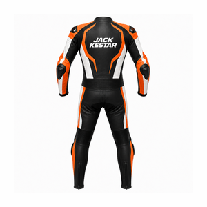 Traje de Motociclismo de Carreras con Diseño Personalizado, Equipamiento Profesional de Cuero para Motociclistas, para Días de Pista y Equipos de Carreras - Product Image 2