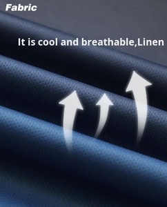 Ensemble d'entraînement de basketball 2-en-1 pour homme : T-shirt à manches longues en soie glacée respirante et séchage rapide avec short à taille élastique - Product Image 5