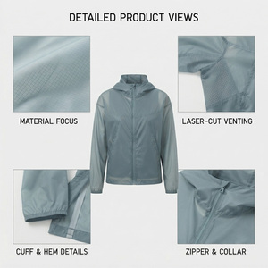 Women's Hooded Waterproof Eco-Friendly <b>Heated</b> Reversible Breathable Canvas Polyester/Nylon Bomber Jacket Full Sleeve Zipper - Product Image 4