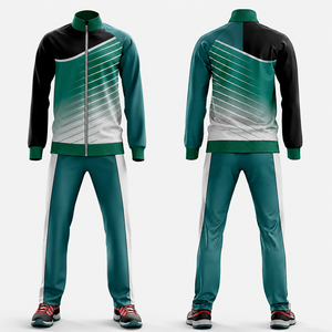 Sublimation Printed OEM Tracksuit Set High Performance <b>Custom</b> Sportswear Apparel With Team Logo Design For Training Purpose Wear - Product Image 1