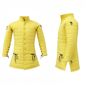 Abrigo Gambeson Medieval Hecho a Mano, Manga Larga, Acolchado Grueso de Algodón, Chaqueta Aketon Larga, Disfraz de Caballero para Recreación Histórica - Product Image 6