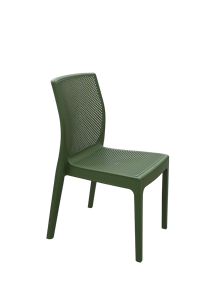 Khaki PP Plastic Office <b>Chair</b> | Modern Design Stackable Swivel Armrest Fixed Premium Luxury Solid <b>Back</b> Manual Adjustment Office - Product Image 3