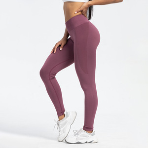 New <b>Leggings</b> Running Workout Fitness Yoga Pants <b>Seamless</b> Hip Lift High Waist Pants Elastic Tight Women Yoga <b>Leggings</b> - Product Image 2
