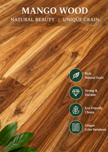 Planches de bois de manguier rectangulaires rustiques EUDR, taille personnalisée, séchées au four, fournisseur pour la menuiserie de meubles - Product Image 2