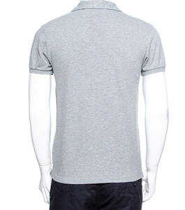 Camiseta Polo de Manga Corta con Logotipo Personalizado, Transpirable, 100% Algodón, Corte Ajustado Informal para Hombre - Product Image 3