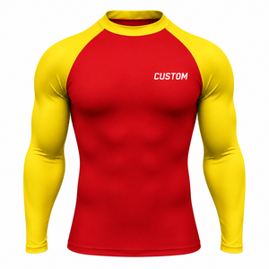 Maillot de cyclisme Rash Guard Maker Musclewear Undershirt Pro pour homme, T-shirt de sport pour musculation, T-shirt à manches longues pour homme - Product Image 1