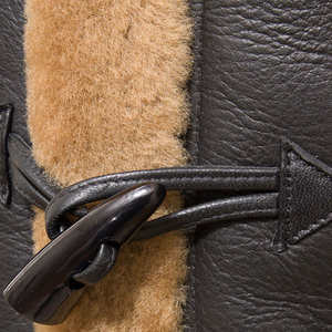 Veste en cuir synthétique légère pour homme, de qualité supérieure, chaude pour l'hiver, imperméable, coupe-vent, respirante, col cheminée - Product Image 6