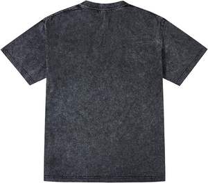 T-shirts imprimés délavés à l'acide en gros, style vintage oversize, avec logo personnalisé, en coton, vêtements streetwear pour hommes - Product Image 4
