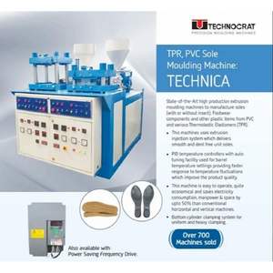 Máquina para Fabricar Suelas TPR TECHNOCRAT Modelo Technica 2, Alta Productividad, Motor Controlado por PLC, hasta 3000 Pares/Día - Product Image 5