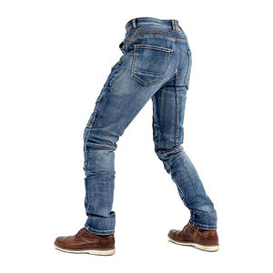 Jeans de protection pour motards de qualité supérieure 2025, jeans en denim avec armure CE, fabriqués avec du Kevlar, personnalisez votre propre logo - Product Image 4