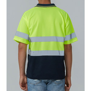 Ropa de Trabajo de Seguridad Asequible con Reflectores |   Camiseta Polo de Alta Visibilidad con Reflectores de Seguridad para Trabajo, Construcción y Uso en Exteriores - Product Image 6