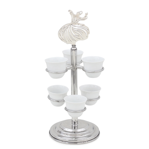Superbe Présentoir Métallique à Plusieurs Niveaux pour Desserts, Présentoir Alimentaire, Support de Service pour Apéritifs de Mariage et Fêtes - Product Image 1