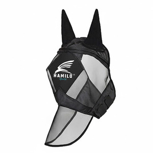 Masque anti-mouches pour chevaux, confortable, avec oreilles protégées, respirant, élastique, avec couvre-yeux en maille, vente en gros - Product Image 1