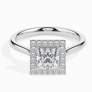 Custom 14K 18K Rose Gold Princess Cut <b>Fine</b> <b>Rings</b> D VS1 VVS1 IGI Certified Lab Grown Diamond Engagement Wedding <b>Ring</b> for Women - Product Image 6