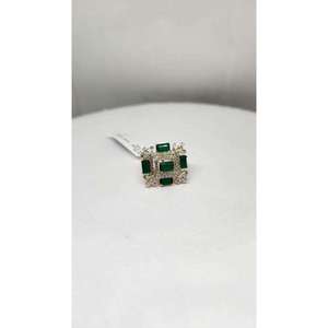 Anillo de Compromiso de Lujo en Oro Sólido de 14K con Diamantes Naturales, Claridad SI, Diamantes Pequeños para Mujer, Certificado IGI, Rodio - Product Image 5