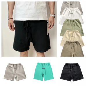 Shorts de sport décontractés pour hommes, personnalisables, pour la plage, la gym, l'entraînement et la course, avec cordon de serrage à la taille - Product Image 6