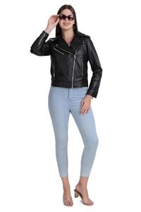 Customized Women's Jackets Fashion Wear Genuine Leather Jackets for Women Hot Selling Stylish Leather Wear Wholesale Price - Product Image 4