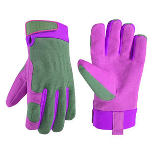 ถุงมือช่างหนังสังเคราะห์คุณภาพสูง ป้องกันความปลอดภัยในงานอุตสาหกรรม ทนความร้อน ถุงมือช่างขายดีสำหรับผู้ชาย - Product Image 4