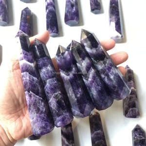 Améthyste naturelle Jumbo Point Tower sculptée Feng Shui Reiki Pierre précieuse de guérison pour la méditation Métaphysique Artisanat décoratif Souvenir - Product Image 4