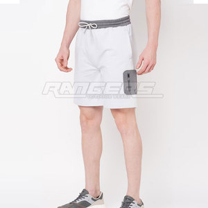 <b>Mens</b> <b>White</b> Quick Dry <b>Shorts</b> Mid Waist Drawstring Side Pockets Casual Sport Activewear Lightweight Breathable Running <b>Shorts</b> - Product Image 2