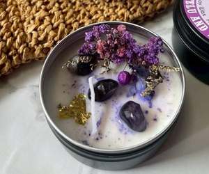 Vela Aromática Artesanal de Cera de Soya con Fragancia Oriental, Ecológica, en Lata Metálica, Moderna y Decorativa, para Aromaterapia en el Hogar - Product Image 2