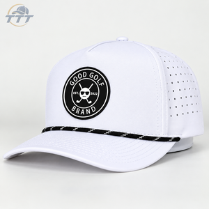 Fabricante Vietnamita de Gorras de Golf Personalizadas al por Mayor, Gorra de Malla Transpirable de 6 Paneles con Parche de Goma, Logotipo Ajustable, OEM, ODM, Fábrica - Product Image 2