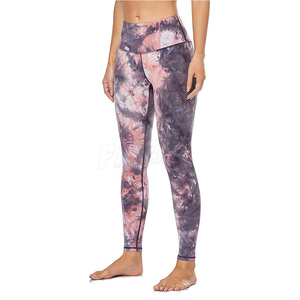 2025 Best Selling Women's High Waist Yoga Leggings Sublimated Customizable Logo Ladies Pant for Gym Use Low Price Leggings - Product Image 4