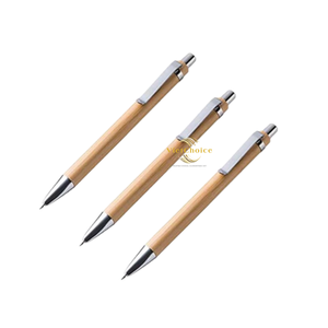 Stylo à bille en bambou écologique avec encre à écriture fluide pour le bureau et l'école - Product Image 3