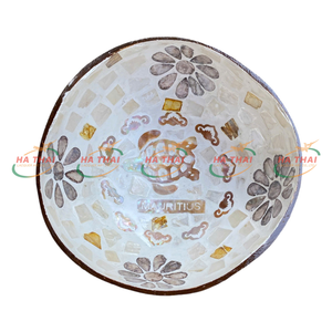 Bol en nacre de coco de qualité supérieure, fait à la main, bol décoratif de luxe, fabricant direct, vente en gros pour les détaillants et les importateurs - Product Image 2