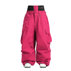 Pantalones de Snowboard y Esquí OEM Personalizados, Talla Grande, Impermeables, Resistentes al Viento, Transpirables, Holgados, Unisex, de Pierna Ancha para Hombre - Product Image 1