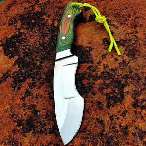 Outdoor Utility Knife <b>Small</b> Fixed Blade Knife with Lanyard Mini Fixed Blade Knife Outdoor EDC Knife OEM Manufacturer gift dad - Product Image 4