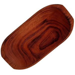 Rectangular Wooden Serving <b>Plate</b> Handmade Polished Wabi Sabi Design Solid Color Dishes & <b>Plates</b> Stylish wooden color <b>plate</b> - Product Image 6