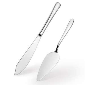 Cuchillo para tartas de acero inoxidable de filo fino, diseñado para cortar en rodajas sin desmenuzar ni manchar las capas de la tarta - Product Image 5