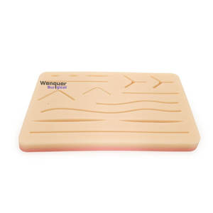 Coussin d'entraînement en silicone médical à 3 couches pour la pratique de la suture, modèle de peau pour la formation chirurgicale, instruments de chirurgie dentaire - Product Image 1