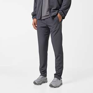 Sudadera con Capucha para Hombre, Cortavientos, de Punto, Color Sólido, Corte Regular, Deportiva, para Invierno, 100% Algodón, con Logotipo Frontal, Gris - Product Image 2