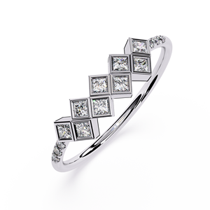 Anillo de Compromiso con Diamante Cultivado en Laboratorio, Certificado IGI, Corte Brillante, Chapado en Oro, con Pavé, para Mujer, de Lujo, de Loista Jewels - Product Image 2