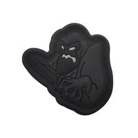 Patch PVC Biker, Badge en caoutchouc Rock Music, Logo 3D personnalisé, Patchs PVC souples à coudre ou thermocollants pour vestes en cuir, gilets, sacs, OEM