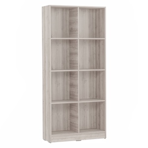 Librero Moderno de Madera con Paneles, Estante de Almacenamiento Vertical para Hogar, Oficina, Sala de Estar, Dormitorio, Escuela - Product Image 1