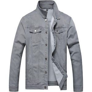 Chaqueta vaquera regular para invierno, duradera, informal, de largo medio, estilo urbano desgastado, para ocasiones formales y de estilo urbano, transpirable. - Product Image 1