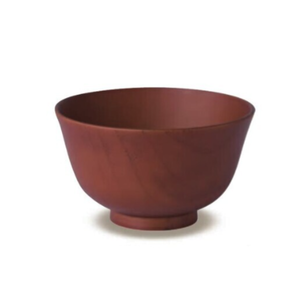 Ensemble de bols légers en bois de forme ronde avec revêtement en uréthane, design zen asiatique, pour riz et soupe, écologique, pour un usage quotidien à la maison - Product Image 1