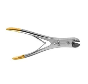 Cortador de Clavículas y Alambres TC de 7 Pulgadas, Instrumentos Quirúrgicos Ortopédicos con Mango Dorado, Rongeur para Cirugía Ósea, Narham Enterprises - Product Image 6