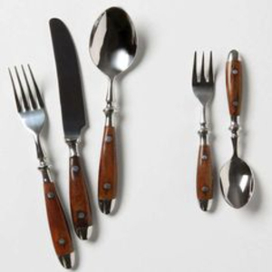 Ensemble de couverts élégants en acier inoxydable, finition miroir, compatibles lave-vaisselle, pour mariage, usage domestique et traiteur - Product Image 5