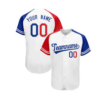 Camiseta de Béisbol Unisex de Poliéster/Algodón que Absorbe la Humedad, Fabricante y Proveedor de Uniformes Deportivos Personalizados OEM ODM, Exportación de Fábrica - Product Image 3
