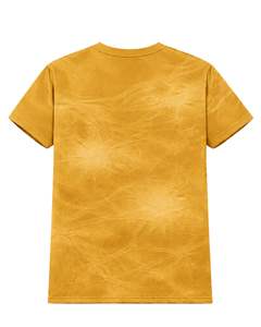 Camiseta Personalizada con Tinte de Mostaza para Hombre, Cuello Redondo, Manga Corta, Algodón, Estilo Casual Urbano, Lavado Vintage, Personalizada, OEM, Venta al Por Mayor - Product Image 2