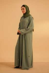 Premium AA IMPEX Women Muslim Abaya Wholesale <b>Islamic</b> Clothing Full Length Modest Breathable Polyester Loose Fit Long Sleeves - Product Image 3