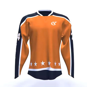 Camiseta de Hockey sobre Hielo Transpirable para Hombre, Manga Corta, 100% Poliéster, Precio Bajo, Hecha en Pakistán - Product Image 1