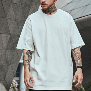 Camisetas de cuello redondo estilo streetwear para hombre, talla adulta, corte regular, transpirables, colores personalizados, camiseta oversize de cuello redondo para hombre - Product Image 6