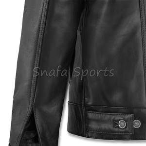 Chaqueta de Cuero para Hombre de Primera Calidad, Elegante, Cálida y Duradera, Chaquetas de Cuero de Invierno para Ropa de Moda Urbana - Product Image 3