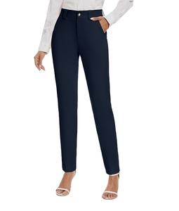 Pantalons de costume pour femmes, coupe droite, extensible, avec poches, pour le travail, décontractés, pantalons de costume, nouvelle arrivée du Bangladesh, usine - Product Image 1
